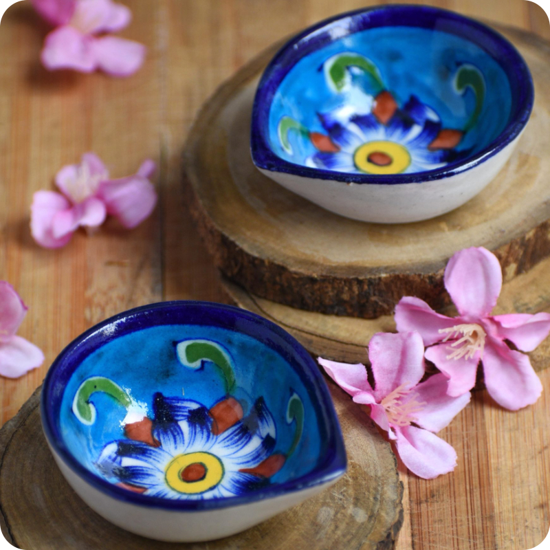 handmade diyas