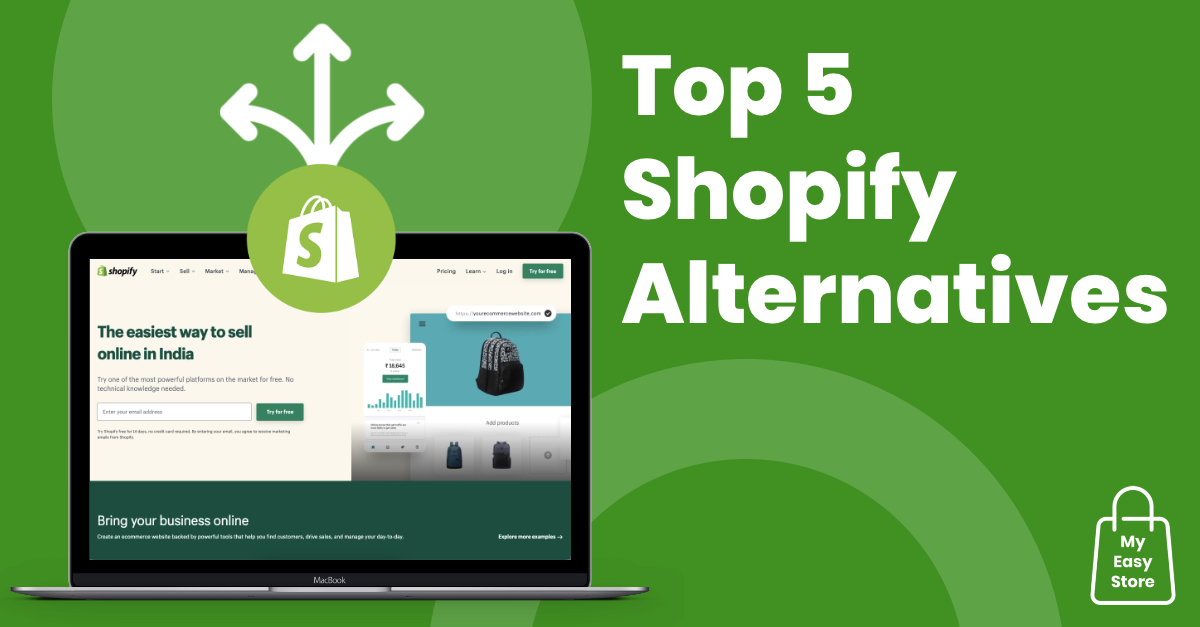 top 5 shopify alternatives